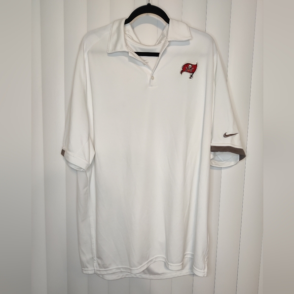Nike Other - Nike White Bucs Polo Shirt Men's Size XXL